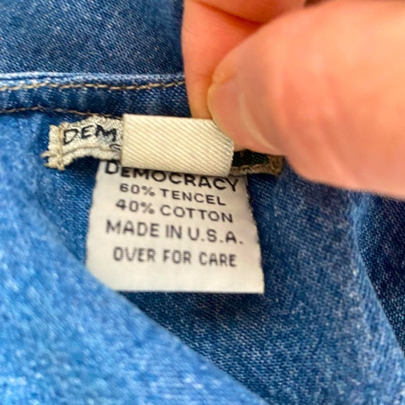 Vintage Denim Maxi Dress - Picture 5 of 5